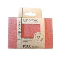Kempinė šlifavimui - Keturpusė AO Cortex BQ : Švitrinio popieriaus grublėtumas - P180