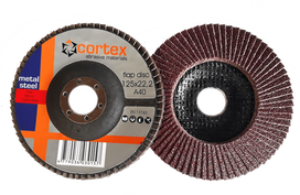 CORTEX T29 A/O 80m/s 125x22 : Švitrinio popieriaus grublėtumas - P40