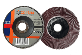 CORTEX T29 A/O 80m/s 125x22 : Švitrinio popieriaus grublėtumas - P80