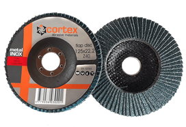 CORTEX T29 ZA 80m/s 125x22 : Švitrinio popieriaus grublėtumas - P40