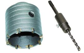 Adapteris su centr. grąžtu SDS+ 110 mm.