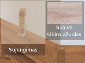 Grindjuostė termoplasto Vox, (101) sibiro ąžuolas | Sujungimas SMART FLEX / IZZI