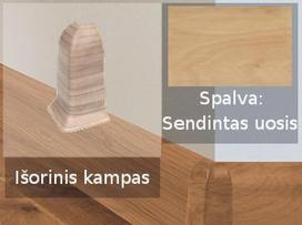 Grindjuostė termoplasto Vox, (34) sendintas uosis | Kampas SMART FLEX / IZZI, išorinis