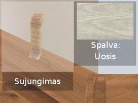 Grindjuostė termoplasto Vox, (61) uosis | Sujungimas SMART FLEX / IZZI