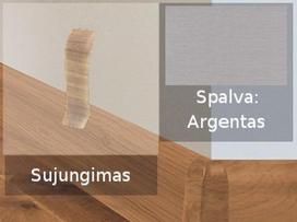 Grindjuostė termoplasto Vox, (63) argentas | Sujungimas SMART FLEX / IZZI