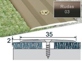Profilis Effector A08 sujungimo | rudas 180 cm 35x2 mm