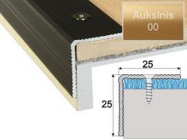 Profilis Effector A40 laiptams | auksinis 270 cm 25x25 mm