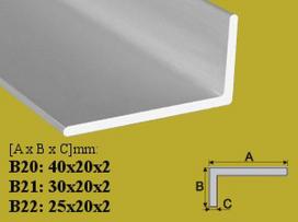 Profilis Effector, kampinis | B21 aliuminis 30x20 mm 200 cm