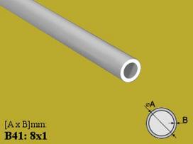 Profilis Effector B41 apvalus d-8x1 | aliuminis 100 cm