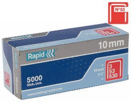 Kabės Rapid Nr. 53 | 6 mm, 2500 vnt. (kart. dėž.)