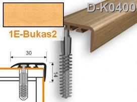 Profilis laiptams PVC Myck, 30 x 14 mm | bukas2, 1 m