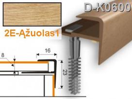 Profilis laiptams PVC Myck, F tipo, 30 x 14 mm | ąžuolas1, 1 m