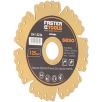Diskas deimantinis (sausam-šlapiam pjovimui) metalui/keramikai/plastikui Faster Tools | d-125mm