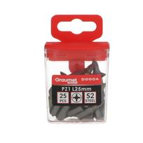 Antgaliai atsuktuvui PZ CR-V S2 Draumet PREMIUM | PZ1, 25mm, 25vnt.
