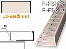 Profilis užbaigimo PVC Aspro | 10 mm x 2.5 m, biežinis1