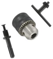 Galvutė gręžtuvui (raktu užveržiama) 1.5-13 mm + SDS adapteris Toko |