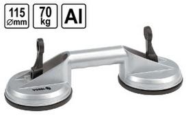 Rankena stiklui nešti 2 laikikliai aliuminiai Vorel | d-115mm, 70 kg