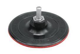 Padas gręžtuvui/kampiniam šlifuokliui guminis, limpantis Vorel | d-125mm (euro)
