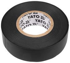 Izoliacinė juosta juoda Yato YT-8165 | 20m, 19mm/0,13mm
