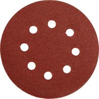 Diskinis šlifavimo popierius prilipdomas su skylėm Yato | Nr,150 d-125mm (5vnt,)