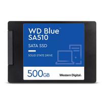 SSD diskas|WESTERN DIGITAL|Mėlynasis SA510|500GB|SATA 3.0|Įrašymo sparta 510MBajtų per sek.|skaitymo sparta 560MBajtų per sek.|2,5"|TBW 200 TB|MTBF