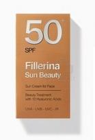 FILLERINA Sun Beauty veido kremas nuo saulės – SPF 50+ su Fillerina® 12 Hialurono rūgščių molekulėmis 50ml