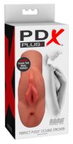 Pdx Plus pp Double Stroker Tan analinis masturbatorius