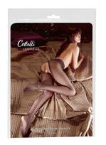 Cottelli legwear Crotchless Tights black 1 Prisegamos kojinės