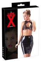 Late X Latex Skirt L Seksuali lateksinė apranga