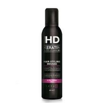 Labai stiprios fiksacijos, apimties suteikiančios putos Farcom HD Keratin Ultra Strong Hold Hair Styling Mousse (5) 250ml
