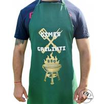 Medvilninė prijuostė: GIMĘS GRILINTI