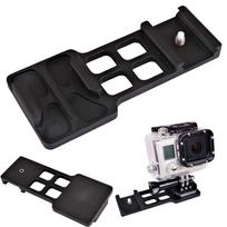 GoPro aliuminis ginklo laikiklis Weaver Gun Guide Rail Mount Side for Gopro Hero
