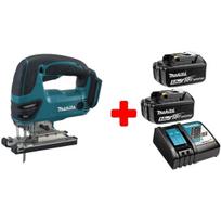 Makita DJV180ZRT2  akumuliatorinis siaurapjūklis (18V Li-ion 2x5Ah akumuliatoriai ir kroviklis)