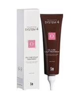 Sim Sensitive galvos odos šveitimo kaukė visų tipų plaukams Sim Sensitive System4 O Oil Cure Cure Scalp Treatment 150ml