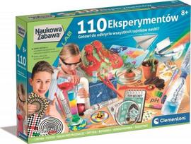 Naukowa Mokslo pramogos 110 eksperimentų lenkų kalba Clementoni 50720