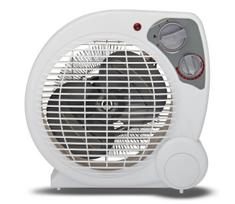 Ventiliatorius su šildymo elementu ZEFIR 1000/2000W/230V baltas