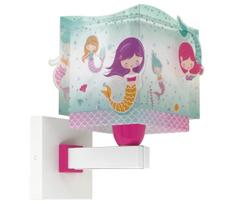 Dalber 63449 - Vaikiškas sieninis šviestuvas MERMAIDS 1xE27/60W/230V
