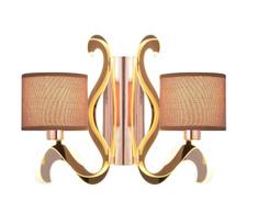 LED Sieninis šviestuvas AMBROSIA 2xE14/40W/230V + LED/12,3W varis