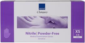 Vienkartinės medicininės nitrilinės pirštinės Abena Classic Sensitive 100 vnt., violetinės