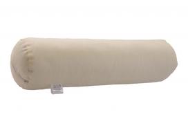 Grikių lukštų pagalvė – volelis (46×13 cm, smėlio sp.)