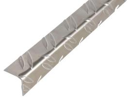 Aliuminis kampinis profiliuotis, rifliuotas, 41,2 x 41,2 x 2m.