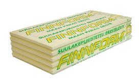 Ekstruzinis polistireninis putplastis FINNFOAM FL-200P XX, frezuotas, rifliuotas, 50 x 585 x 1235 mm