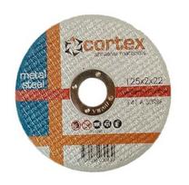 Metalo pjovimo diskas CORTEX, 125 x 2,0 x 22 mm, plienui