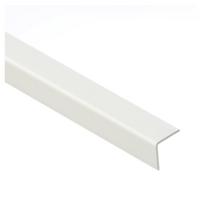 PVC kampinis profiliuotis W-PC-K2525-101-275, baltos sp., 2750 x 25 x 25 mm