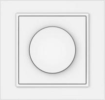 Apšvietimo reguliatorius ARMP, LED, be rėmelio Vilma QR1000, baltos sp.