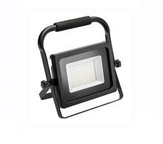 Nešiojamas LED prožektorius GTV iNEXT, 50 W, 4000 lm, 6400 K, IP65, juodos sp.