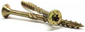 Medsraigčiai TORX 15, geltonai cinkuoti, 3,5 x 16 mm, 500 vnt.