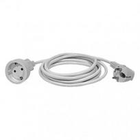 Ilgiklis EMOS, 1 lizdas, 5 m, 3x1.5 mm2, baltos sp.