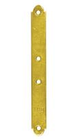 Montavimo plokštelė, 148 x 17 x 2,0 mm, geltonai cinkuota