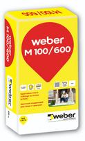 Mūro mišinys WEBER M100/600 LT, pilkos sp., 25kg